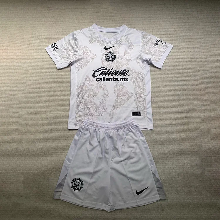 24/25 Mexico America White Goalkeeper Kids Set