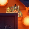 (US Local)Harvest Pumpkin Diamond Art Door Right Angle Sign for Indoor Outdoor Wall