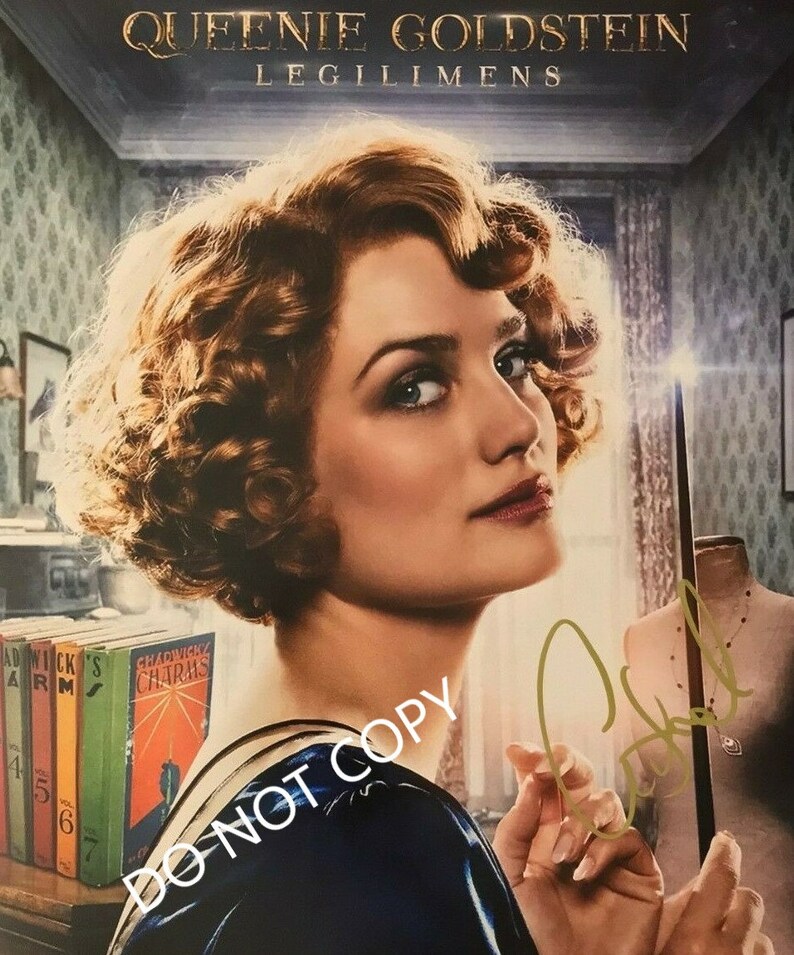 Fantastic Beasts ALISON SUDOL 8 x10 20x25 cm Autographed Hand Signed Photo Poster painting