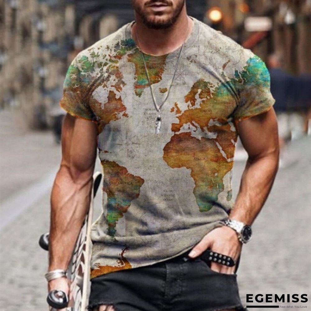 Casual Summer Slim Print Thin Youth T-shirt Trend | EGEMISS