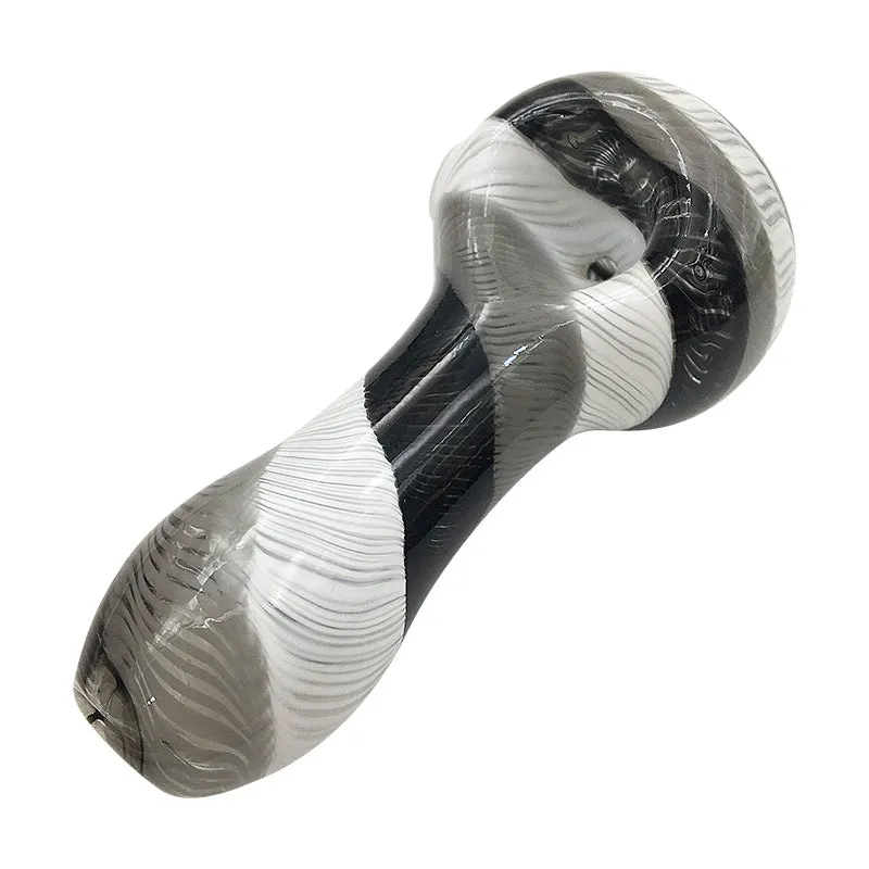 4 Layers Tornado Spoon Pipe with Spider Glass Marble