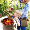 Sac banane en toile pliable pour la recherche de nourriture