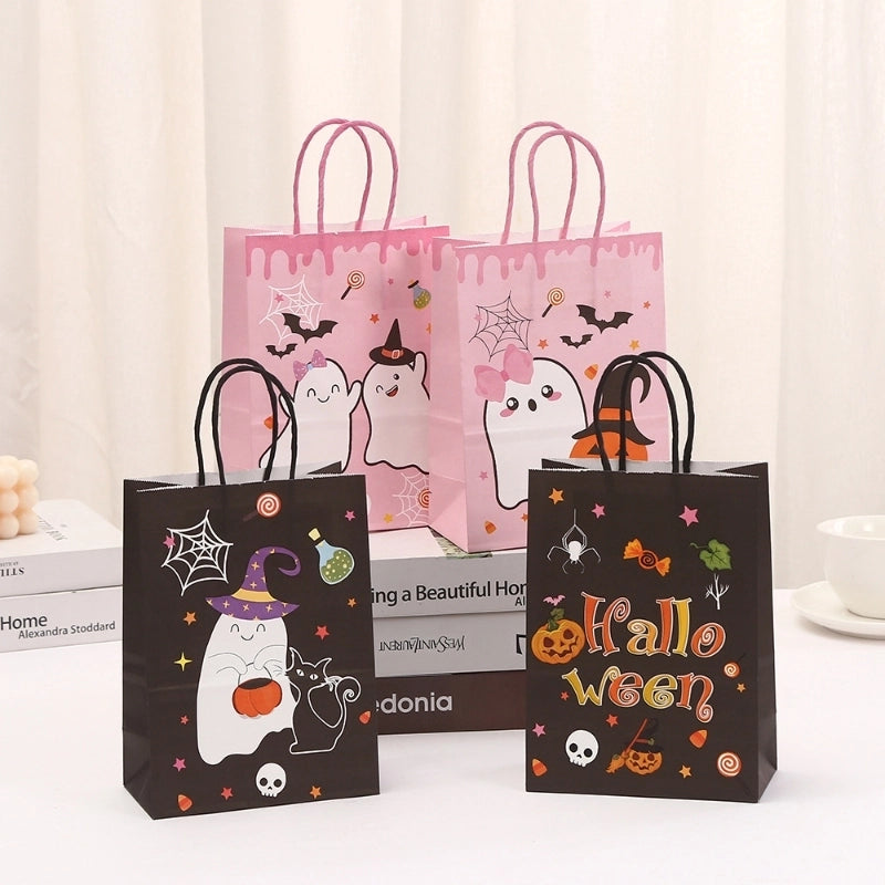 Halloween Funny Pumpkin Letter Ghost Paper Party Gift Bags