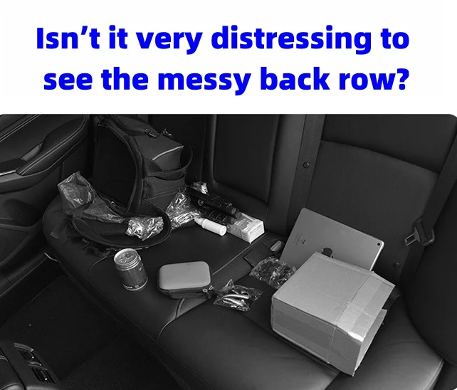 Multifunctional car rear storage box