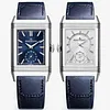 Jaeger LeCoultre Reverso Duoface Small Seconds Q3988481 Blue and White Dial super clone