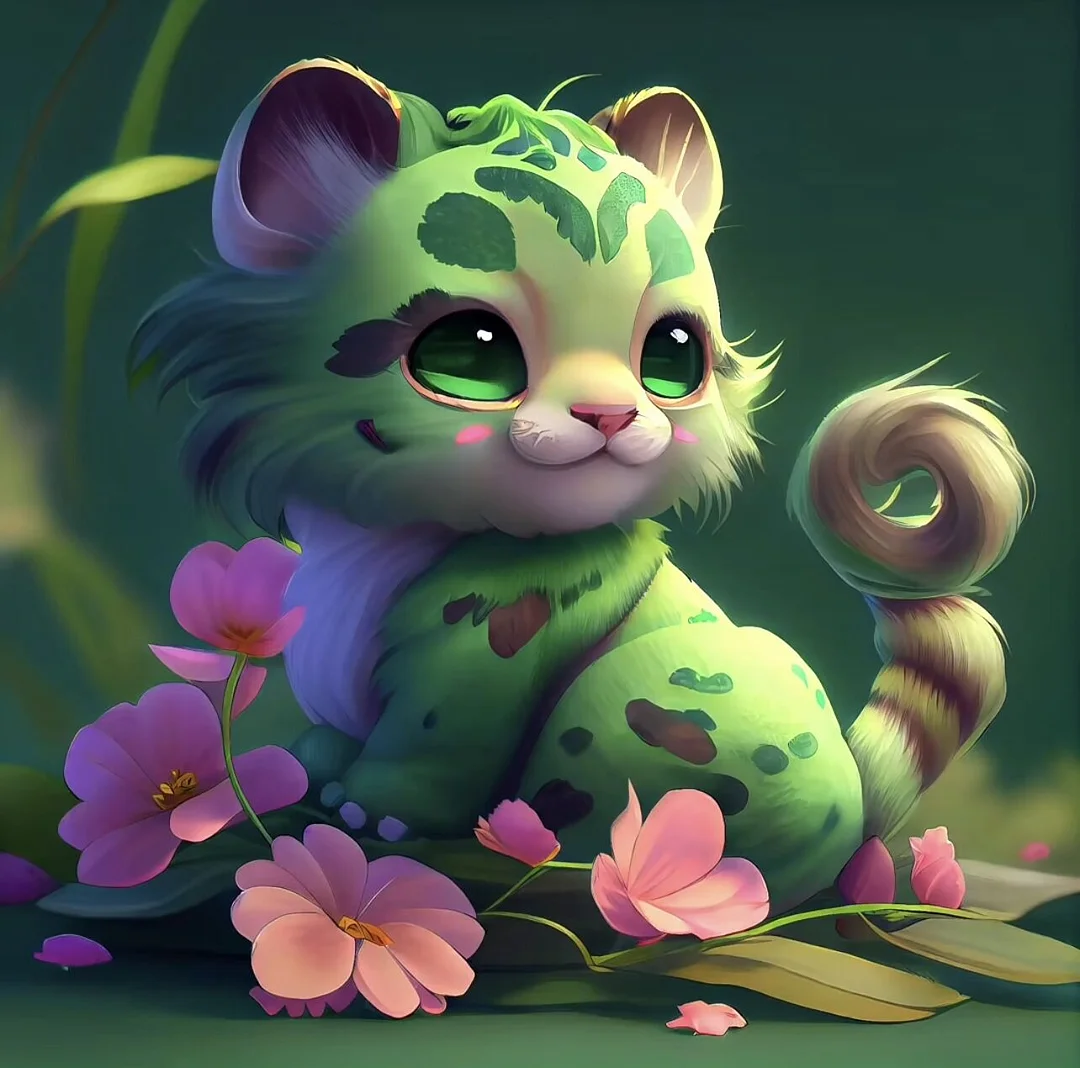 Diamond Painting - Full Round/Square Drill - Animals(30*30 - 50*50cm)