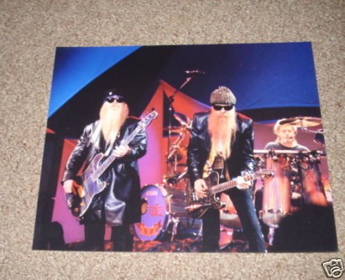 ZZ Top Cool Live Group 8x10 Photo Poster painting #2 Billy Gibbons