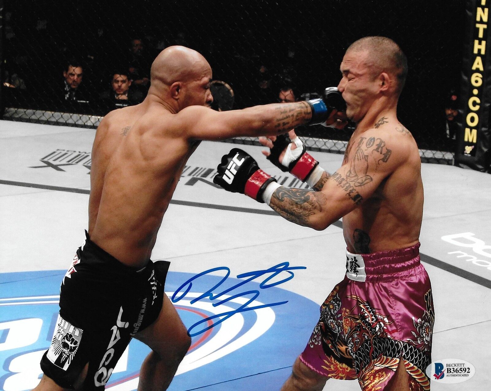 Demetrious Johnson Signed 8x10 Photo Poster painting BAS Beckett COA UFC 126 Picture Autograph 1