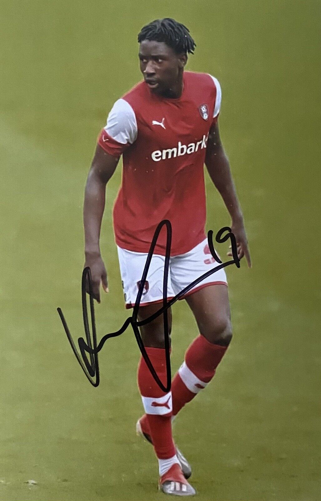 Joshua Kayode Genuine Hand Signed Rotherham United 6X4 Photo Poster painting 2