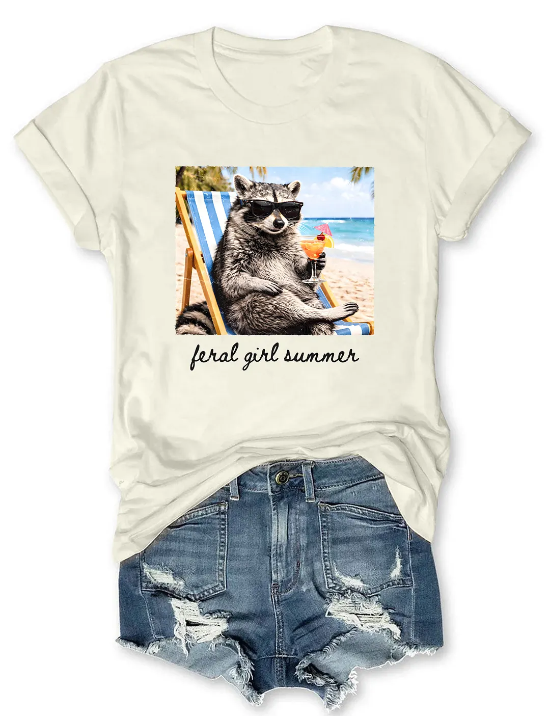 Feral Girl Summer T-shirt