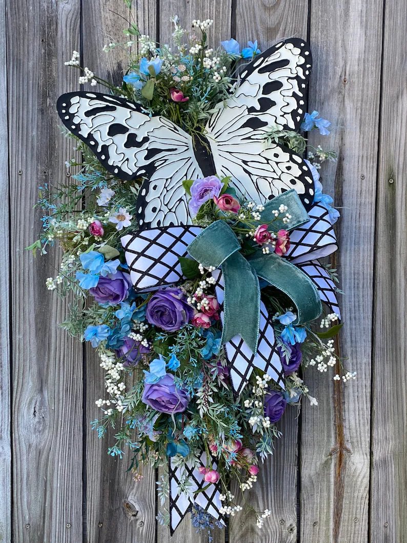 (💖Mother's Day Promotion - 45%OFF💖)Spring Front Door Swag-Rustic Home Decor