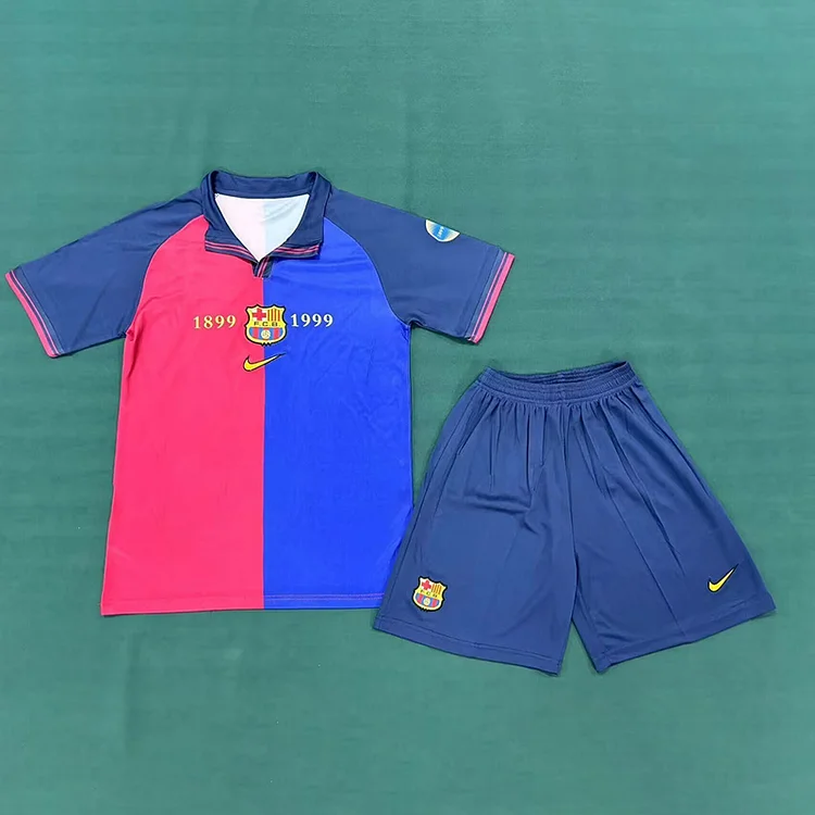1999/2000 Barcelona 100th Anniversary Edition Retro Adult Set