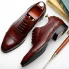 Mens Lace Up Oxfords Dress Shoes