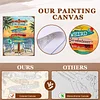 (US Only)Paint By Numbers Kit On Canvas DIY Oil Art Summer Vacation Picture Decor40x50cm