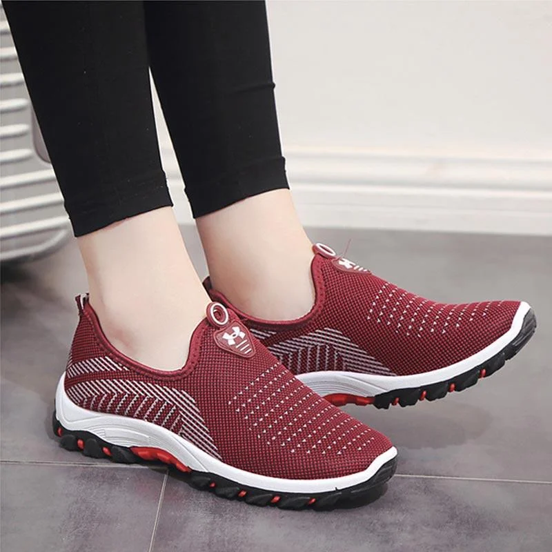 Women Fashion Light Breathable Lightweight Mesh Sneakers Casual Shoes