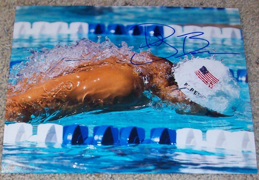 RICKY BERENS SIGNED AUTOGRAPH 2012 OLYMPICS U.S.A. SWIMMING 8x10 Photo Poster painting C w/PROOF