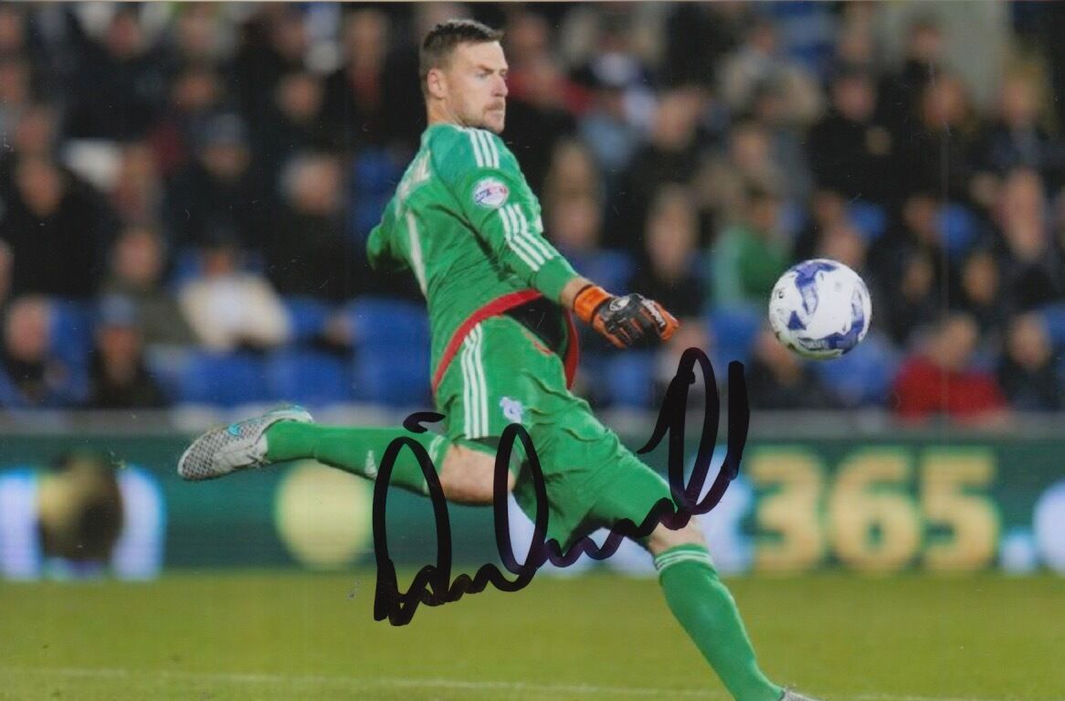 CARDIFF CITY HAND SIGNED DAVID MARSHALL 6X4 Photo Poster painting 2.