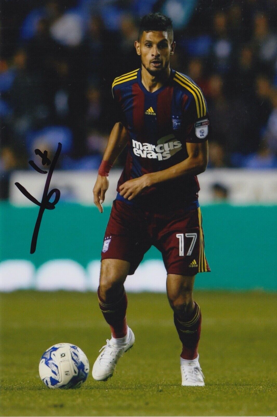 KEVIN BRU HAND SIGNED 6X4 Photo Poster painting - FOOTBALL AUTOGRAPH - IPSWICH TOWN 2.