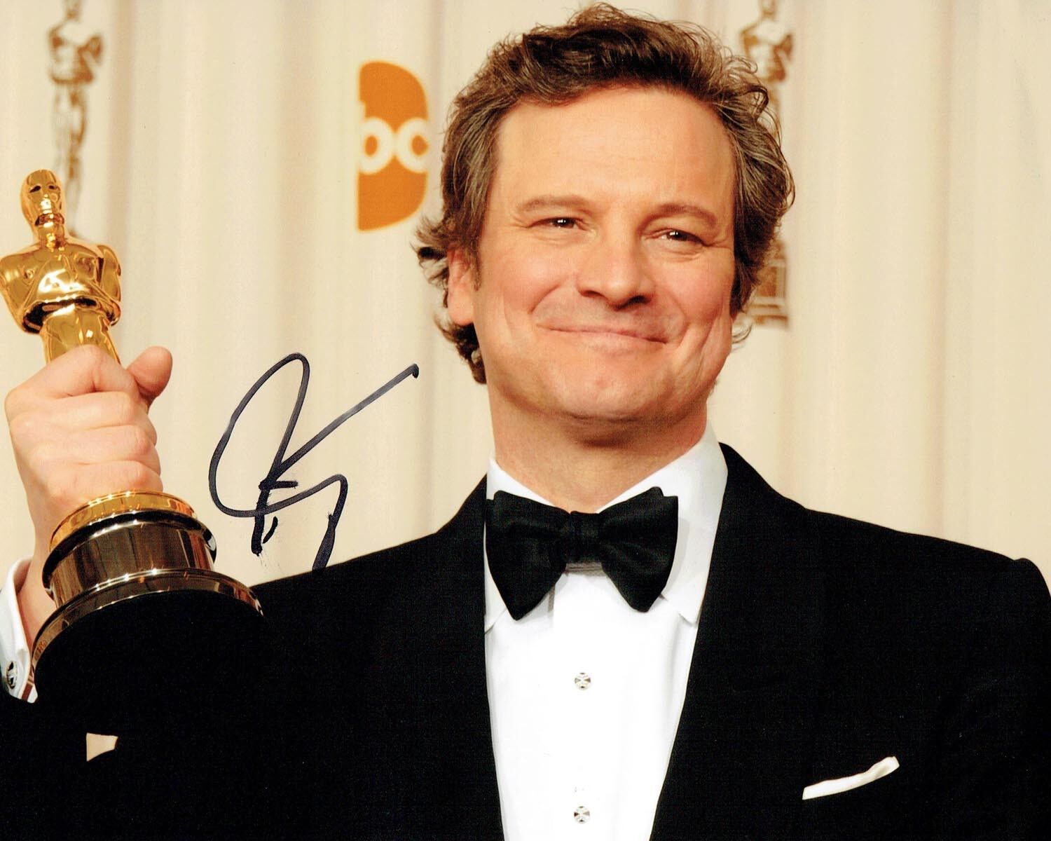 Colin FIRTH SIGNED Autograph 10x8 Photo Poster painting AFTAL COA Actor Oscar Winner