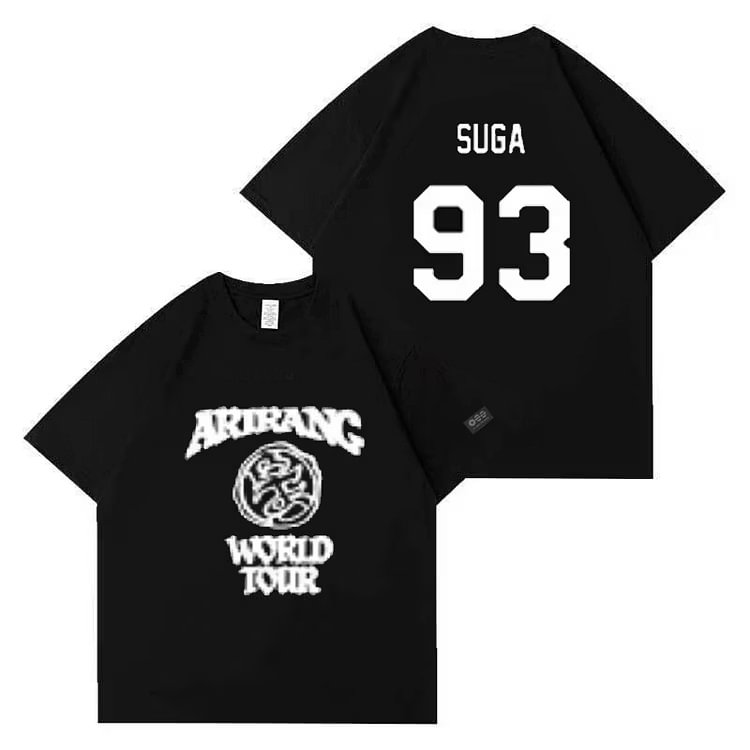 BTS Jersey T-Shirt | Vintage Wash Member Number 97 95 Tee