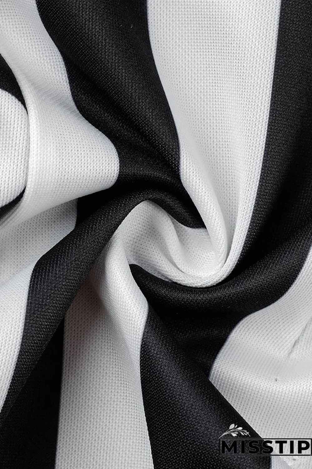 Black And White Fashion Casual Print Patchwork Turndown Collar Outerwear