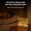 Book Light Rechargeable Clear LED Flat Reading Light with 3 Colors & Timer Dimmable Panel Plate Lamp Funny Gifts for Readers Kids Women Men