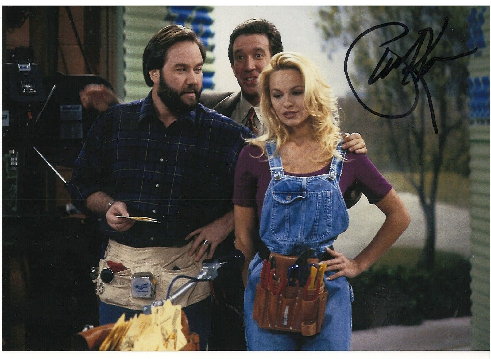 RICHARD KARN AL BORLAND HOME IMPROVEMTN RARE SIGNED Photo Poster painting