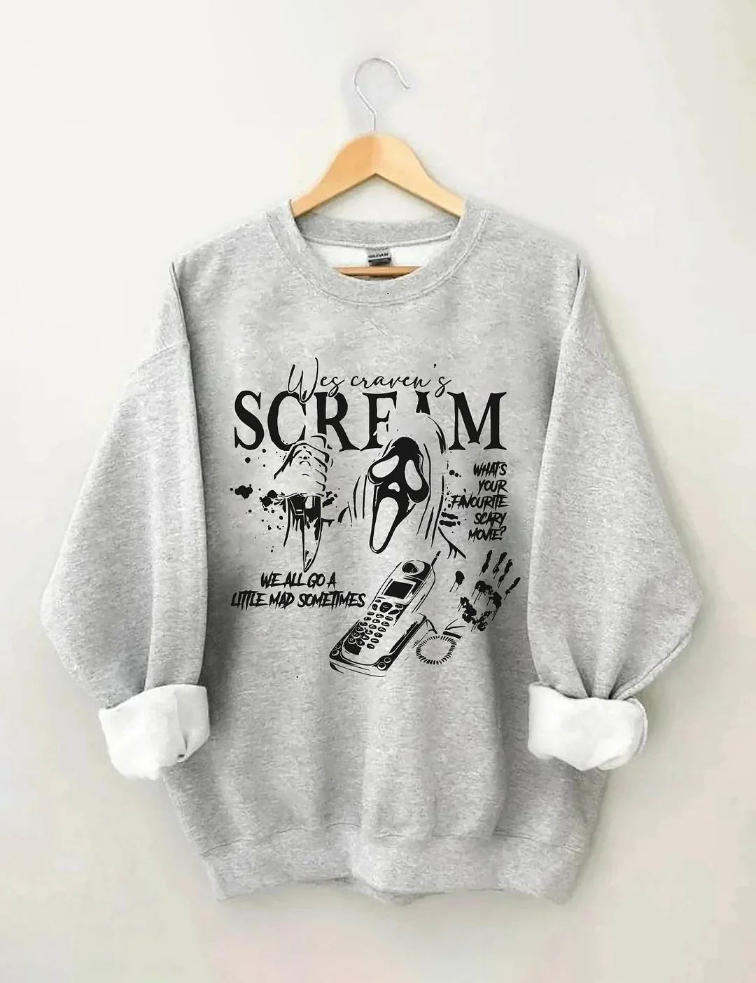 Vintage Ghostface Halloween Sweatshirt