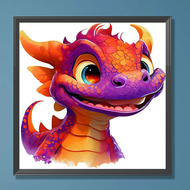 Diamond Art Club 30 x 20 Dragon Attack Painting Kit