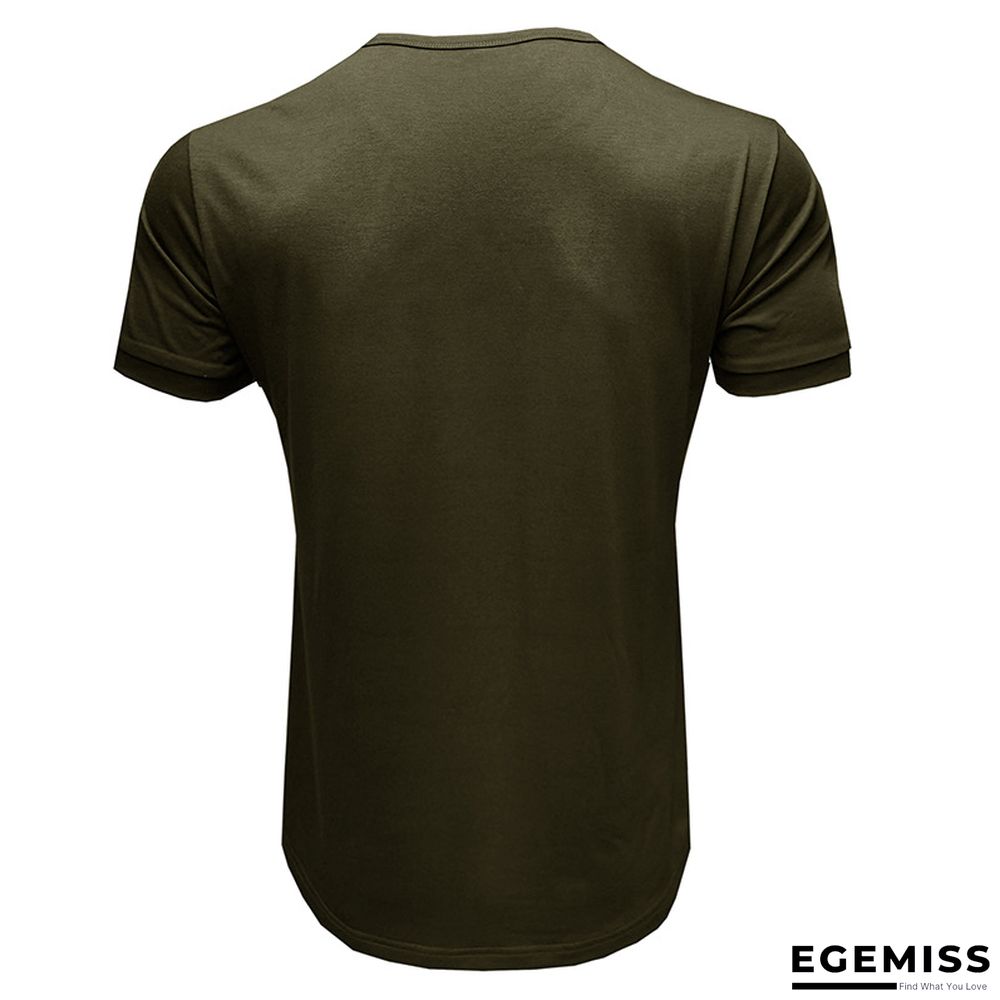 T-shirt with Short Sleeves and Round Collar In Plain Color | EGEMISS