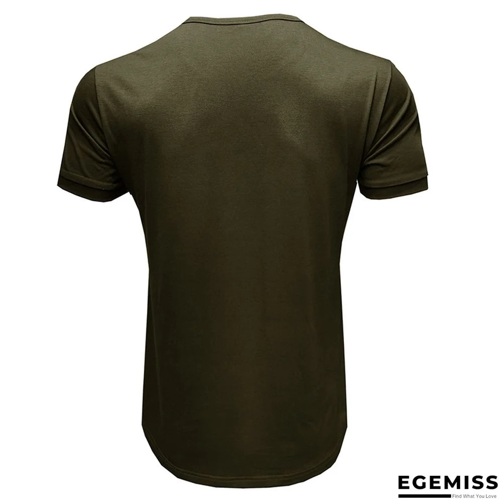 T-shirt with Short Sleeves and Round Collar In Plain Color | EGEMISS