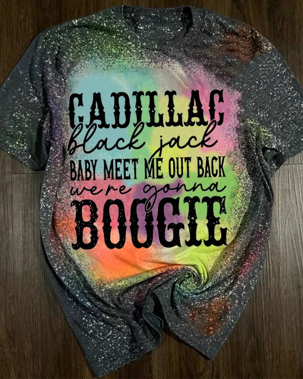 Boot Scootin Boogie Bleached TShirt