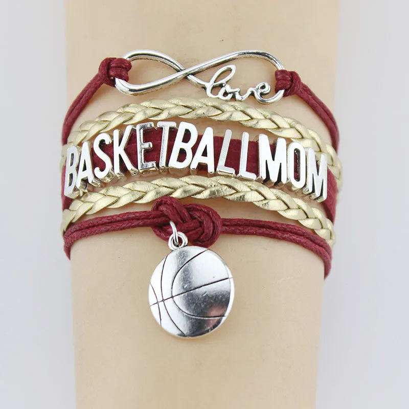 Bastball Mom Multi-Layered Rope Braided Bracelet