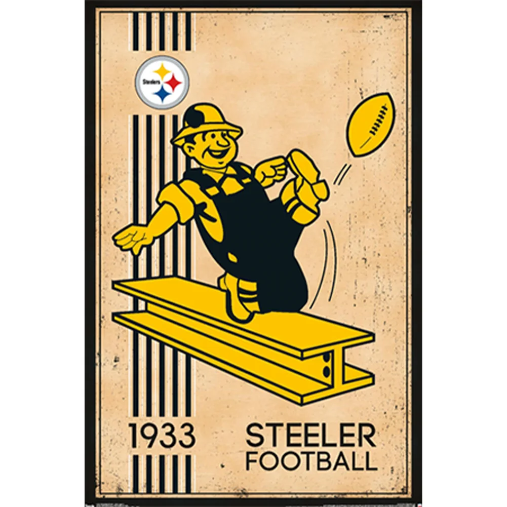 Diamond Painting - Full Round Drill - Pittsburgh Steelers(Canvas|30*45cm)
