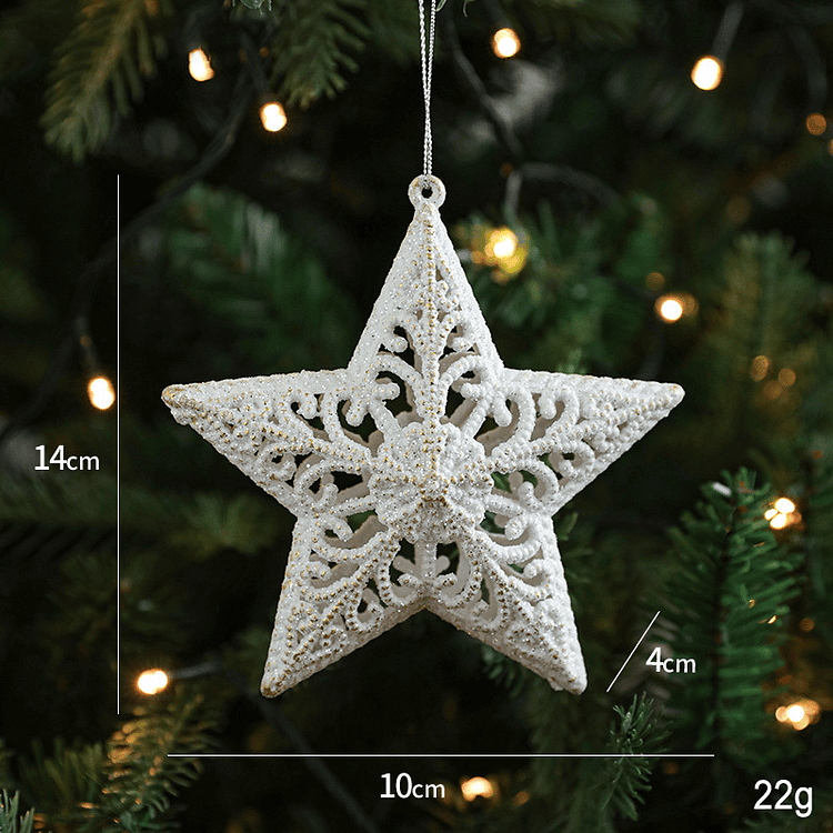 Chrismas Hanging Ornament with White Color