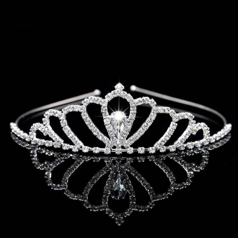 Women’s Elegant Glam Bridal Crown Metal Plating Inlay Artificial Pearls Rhinestones Crown