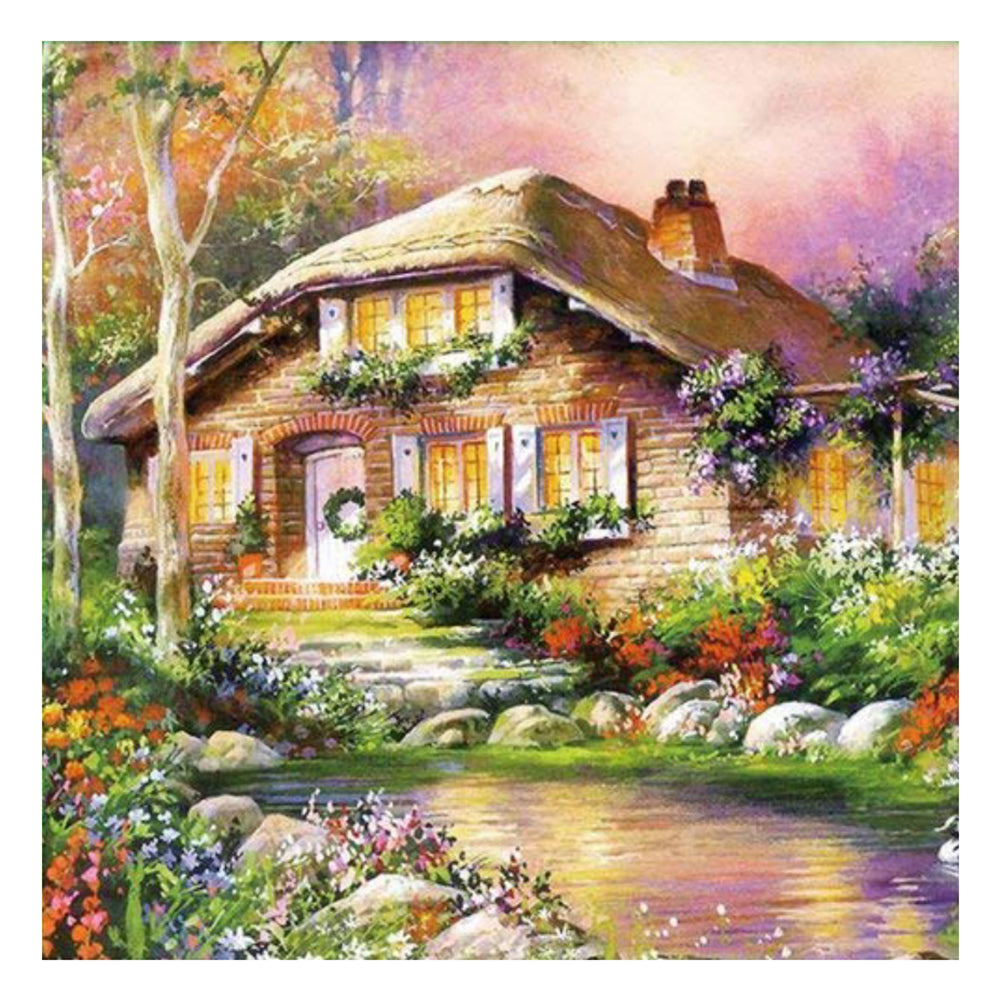 11CT  Stamped  Cross Stitch - 40*40CM gbfke