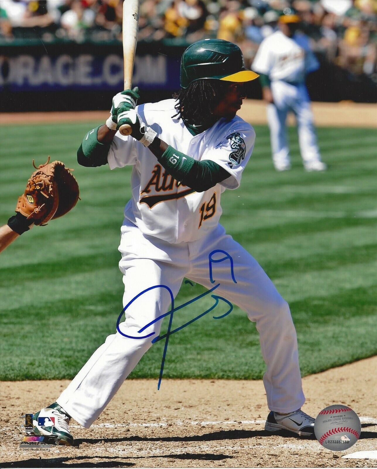 Jemile Weeks Autographed 8x10 Oakland Athletics#S464