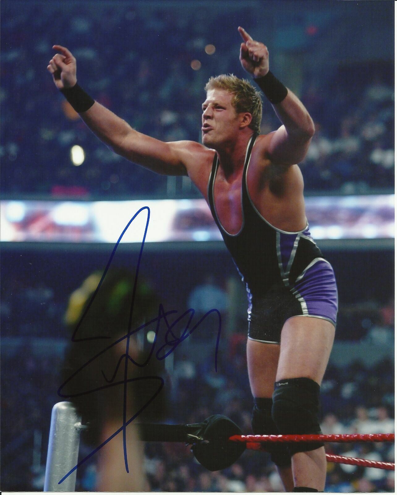 JACK SWAGGER SIGNED 10X8 Photo Poster painting (WWE) AUTOGRAPH AFTAL COA (7102)