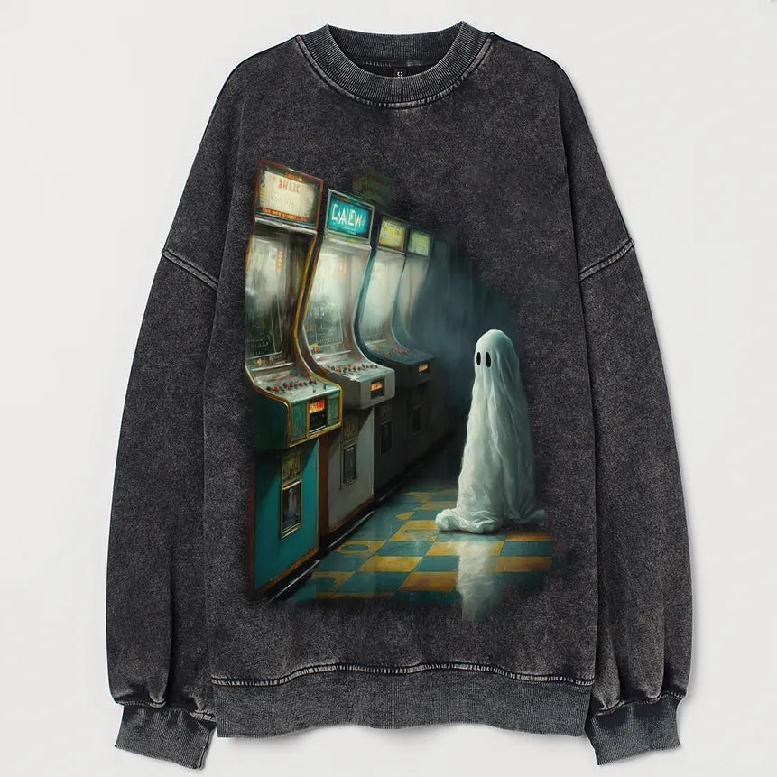 Halloween Lonely Ghost Sweatshirt