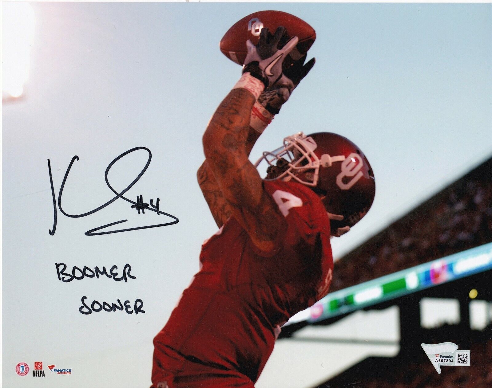 KENNY STILLS OKLAHOMA SOONERS BOOMER SOONER