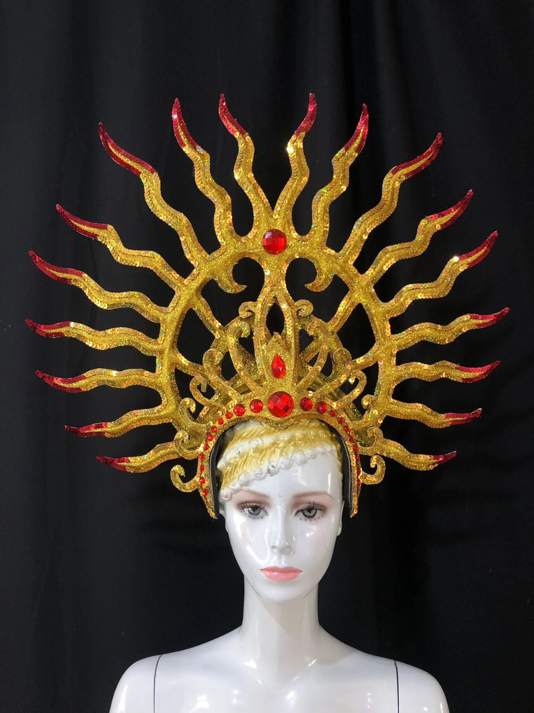 VCshoes Latin Dance Samba Accessories Exquisite Headdress Feathers Delicate Dance Shows Accessories