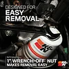 K&N Premium Oil Filter: 20,000 Mile Engine Protection with Wrench Off Nut: Compatible with GMC/Cadillac/Chervolet/Buick (See Product Description for Select Models), HP-1020