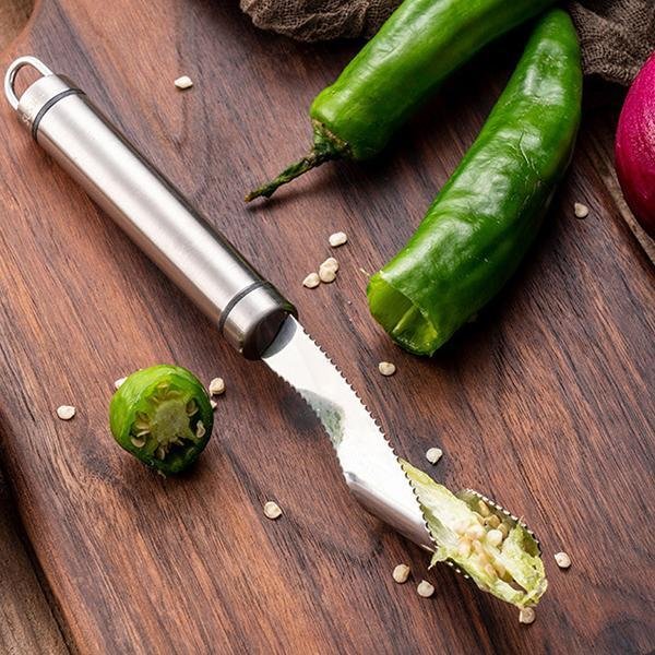 Stainless Steel Chili Corer Peppers Seed Remover（40% OFF）