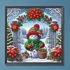 Schneemann 5d DIY Diamond Art Malerei Sets spezielle Form Teilbohrer Kunst 30x30cm