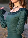 Vintage Tight Fitting Long Sleeves Maxi Dresses