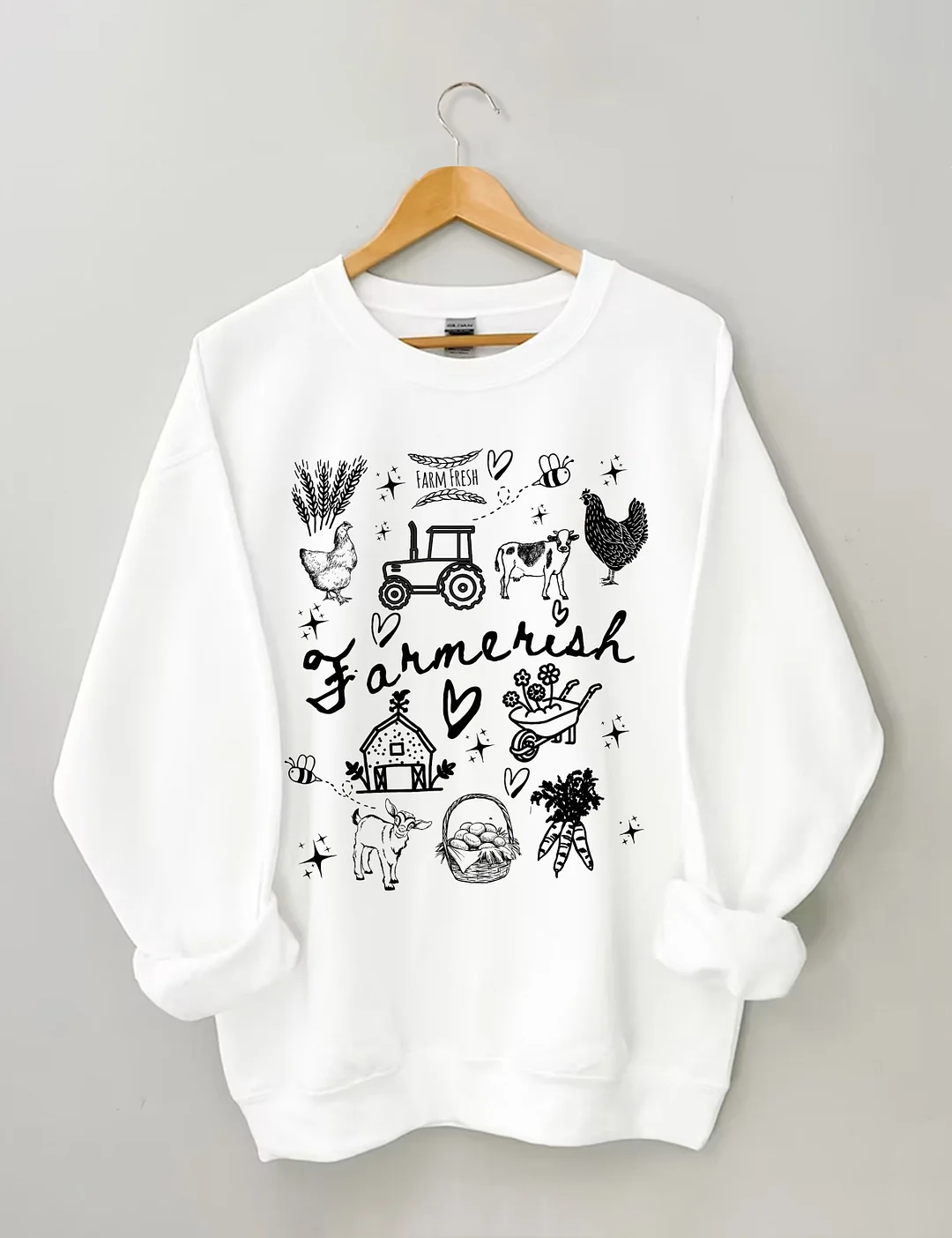 Doodle Design Farmerish Sweatshirt