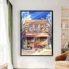 uk.everydayedeals (Limited Stock)Cross Stitch - 11ct Stamped - Librairie de printemps (50*70cm)