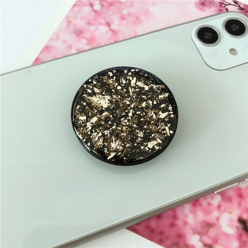 Glue Glitter Gold Foil Telescopic Solid Color Tin Foil Paper Mobile Phone Anti-fall Bracket