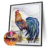 (5 Sizes) Rooster-Full Square Diamond Painting